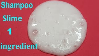 How To Make Slime Shampo 1 ingredient Easy  Diy Slime Shampoo [upl. by Drarej]