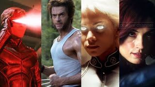 XMen All Team Powers Weapons and Fights from the films [upl. by Yemarej143]