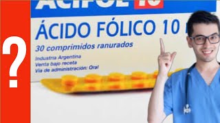 Ácido Fólico para que sirve el ácido fólico Y MAS 💊 🔴 Folato Vitamina B9 Ácido pteroilglutámico [upl. by Jenne]