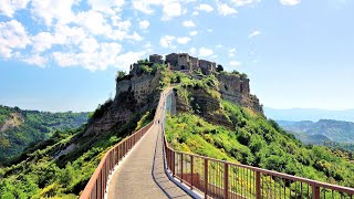 Civita di Bagnoregio Italy  A Mysterious Town 4K videoturystaeu [upl. by Thetes885]