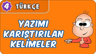 Yazımı Karıştırılan Kelimeler  4 Sınıf Türkçe evokul Kampı [upl. by Gawen]