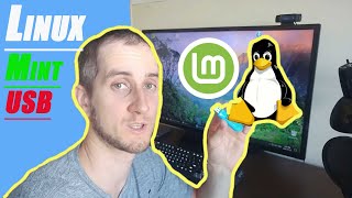 LINUX MINT BOOTABLE USB DRIVE QUICK AND EASY GUIDE [upl. by Samot]