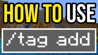 How To Use Tag Command In Minecraft PSXboxPE [upl. by Koller]