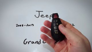 Jeep Grand Cherokee Key Fob Battery Replacement 2008  2013 [upl. by Marilin165]