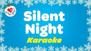 Silent Night Christmas Carol  Karaoke Instrumental Music with Lyrics [upl. by Avad109]