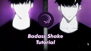 Badass Shake Tutorial  Alight motion [upl. by Yebloc779]