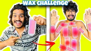 FULL BODY WAX CHALLENGE 🤩  PART 2 [upl. by Anawt97]