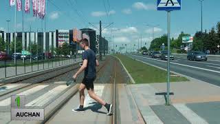 Tramwaje Olsztyn 2019 linia 1 [upl. by Toddy]