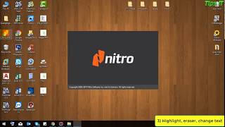 How to Edit PDF file  Nitro [upl. by Yesnnyl945]