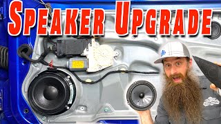 How To Replace and Upgrade Car Speakers Remove Rivets Custom Mounts [upl. by Courtland230]