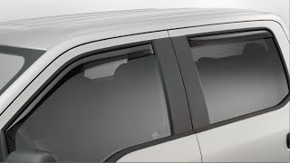 Ford F150 WeatherTech Side Window Deflector Installation [upl. by Akcira]