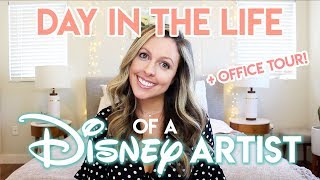 DAY IN THE LIFE OF A DISNEY ARTIST [upl. by Elsey]