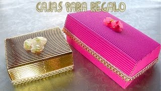 Cajas de regalo hechas con cartón │CandyBu [upl. by Starobin324]