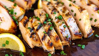 Perfect Juicy Grilled Chicken Recipe [upl. by Ketti653]