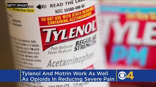 OverTheCounter Pain Relievers Worked As Well As Opioids In New Study [upl. by Reace834]