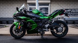 2018 Kawasaki Ninja H2 SX SE  First Ride amp Review  Supercharged [upl. by Morrissey804]