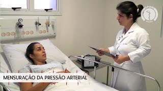 Mensuração da pressão arterial [upl. by Korff379]