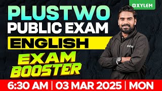 Plus Two Public Exam English  Exam Booster  Xylem Plus Two [upl. by Iron]