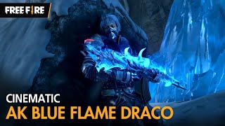 Cinematic AK  Blue Flame Draco l Garena Free Fire [upl. by Sussi984]