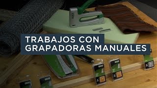 Trabajos con grapadoras manuales  Salki [upl. by Pineda137]