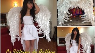 Como hacer unas alas de ángel how to make Angel wings halloween costume [upl. by Deer271]