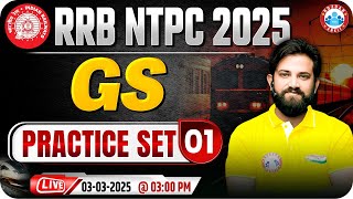 RRB NTPC GS Classes 2025  RRB NTPC GS Practice Set 01  GS for RRB NTPC  GS By Naveen Sir [upl. by Akenom]