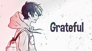 Nightcore  Grateful Lyrics [upl. by Siger]