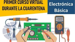 CIRCUITO Electrónico y CONCEPTOS básicos  Curso Electrónica Básica 1  principiantes  GRATIS [upl. by Melodie]