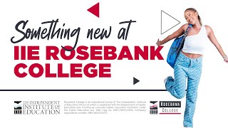 Something New At IIE Rosebank College [upl. by Barolet374]