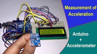 Acceleration Measurement with Accelerometer and Arduino [upl. by Kaleena]