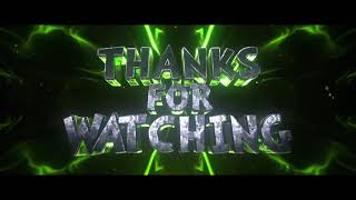 Thanks for watching outro template [upl. by Ayaet]