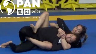 Mayssa Bastos v Jessa Khan  Pan NoGi 2021 [upl. by Margy811]