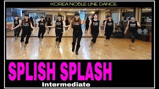 SPLISH SPLASH Line Dance IntermediateJo Thompso [upl. by Lila]