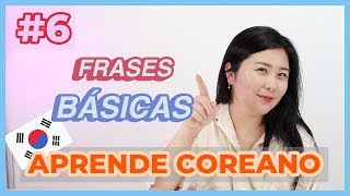 CLASE 6 CÓMO SE DICE HOLA ADIÓS Y GRACIAS EN COREANO  FRASES BÁSICAS PARA PRESENTARSE [upl. by Nwahsyd]