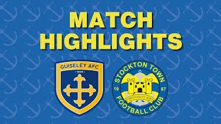 HIGHLIGHTS  Guiseley AFC 11 Stockton Town [upl. by Ahsier905]