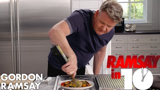 Gordon Ramsay Cooks Mediterranean Sea Bass in Under 10 Minutes  Ramsay in 10 [upl. by Lune]