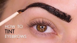 How To Tint Brows At Home Tutorial  Shonagh Scott [upl. by Cirilo696]