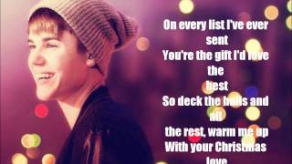 Justin Bieber  Christmas Love  lyrics [upl. by Lippold]