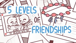 5 Levels of Friendships [upl. by Aluino]