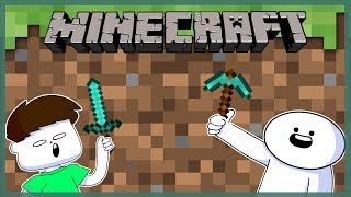 Beating Minecraft w JamezPlayzGamez not clickbait [upl. by Belsky430]