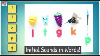 Initial  Beginning sounds for Kids [upl. by Avalsorim]