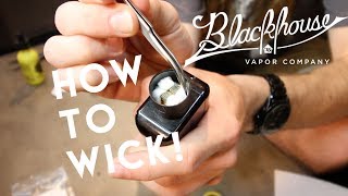 Vape Tutorial How to wick ANY coil [upl. by Aivitnahs]