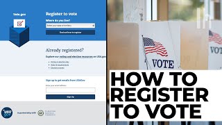 How to Register to Vote Online  Quick Fix [upl. by Odanref]