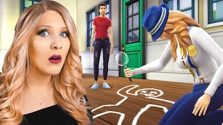 SOMEONE MURDERED MY SIM Sims 4 Murder Mystery Challenge [upl. by Bael]