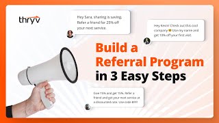 Build a Referral Program in 3 Easy Steps [upl. by Aldarcie]