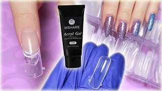 DUAL FORMS with Acryl Gel  Mshare Review amp Tutorial [upl. by Grete665]