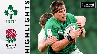 Ireland v England HIGHLIGHTS  Thrilling Contest In Standers Final Game  2021 Guinness Six Nations [upl. by Ytteb]