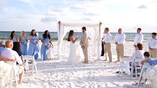 Destin Florida Beach Wedding  Dakota amp Payton Destination Wedding [upl. by Dettmer]