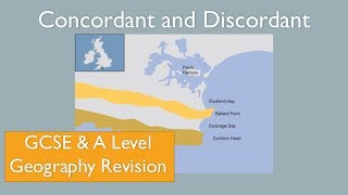 Discordant and Concordant Coastlines GCSE Geography A Level Revision Coasts [upl. by Towill]