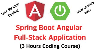 Spring Boot  Angular Full Stack  Full Course NEW ✅ [upl. by Hayyikaz]